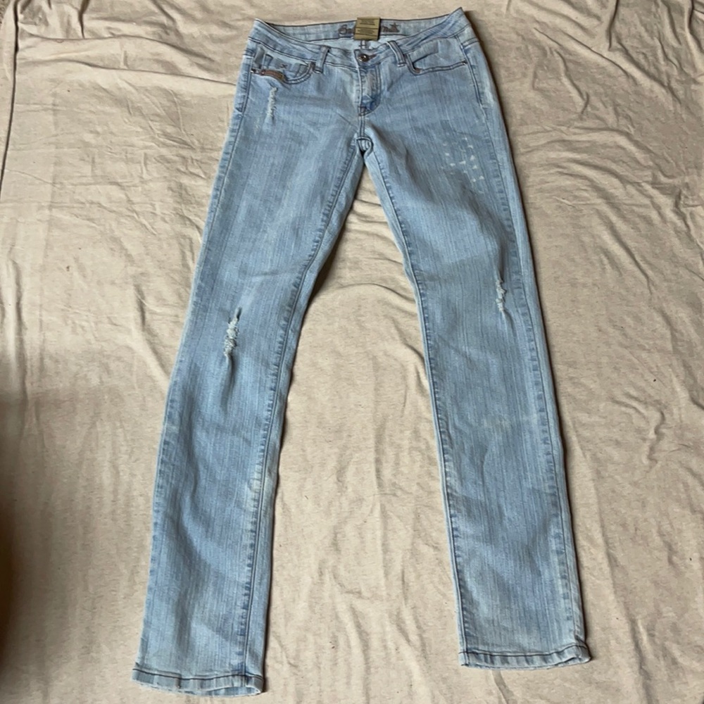 Bubblegum stretch skinny jeans size 5/6 EUC